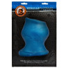 Oxballs Plug Tunnel Pig-Hole Platinum Bleu 14 x 11 cm